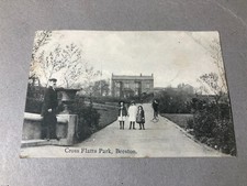 Leeds BEESTON Cross Flatts Park vintage 1905 postcard