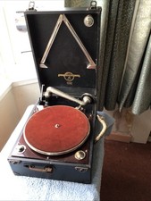 Columbia Viva-Tonal Grafonola No.112A Portable Gramophone Vintage Manual