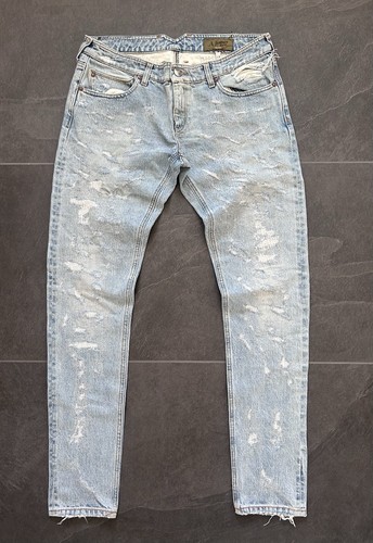 Armani vintage jeans destroyed - armani,