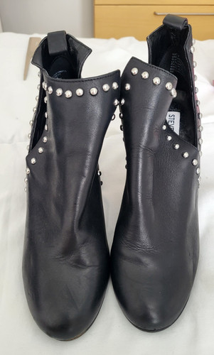 Steve madden black leather - steve,