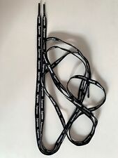 supreme shoe laces black white 100CM one pair