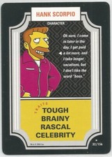 The Simpsons TCG - Rare "Hank