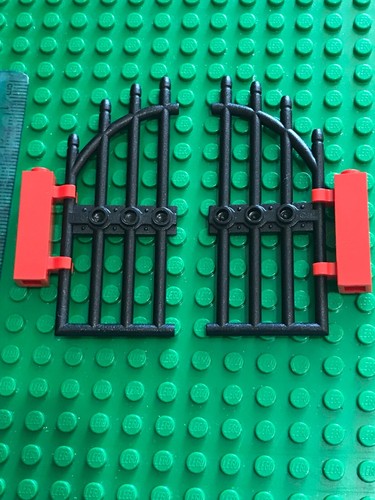 Lego black castle arched - x,