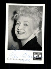 Sari Barabas Autograph Card