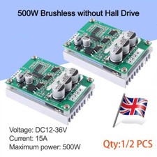1/2PCS BLDC DC12V-36V 500W