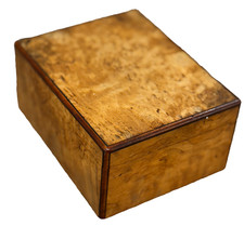 Antique  Box 19th century Burr