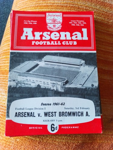 Arsenal home programmes - arsenal,