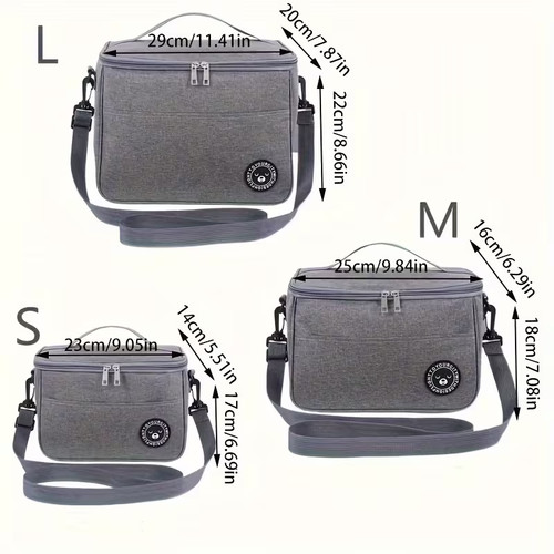 Large insulated lunch bag - lunch,