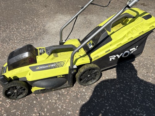 Ryobi battery lawnmower - ryobi,