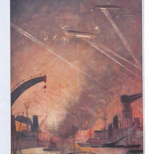 Zeppelin ww1 propaganda - ww1,