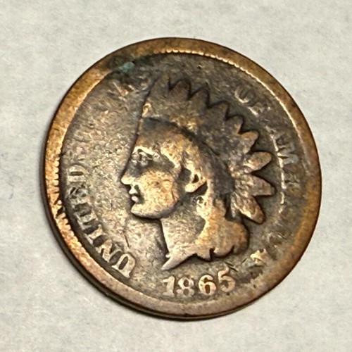 1865 indian head cent good - indian,