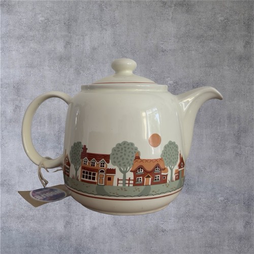 Vintage sadler village scene - village,