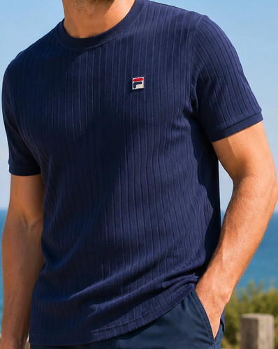 Fila vintage ribbed shirt - vintage,
