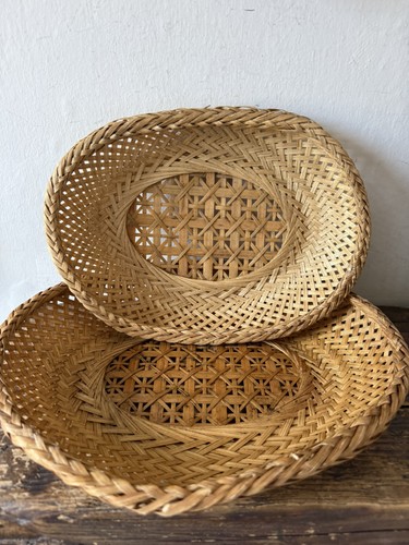 Vintage french wicker bread - vintage,