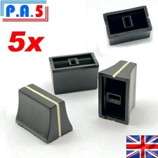 5x Black Slide Mixer Fader