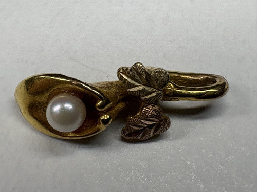 Solid gold pendant with - kt,