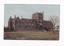 Postcard The Grammar School, Rotherham ( South Yorkshire )