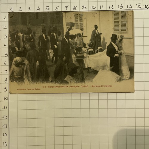 Postcard dakar senegal mariage - dakar,