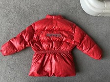 Official Ferrari Down Jacket 4Y Red Puffer Kids Child Boys Girls