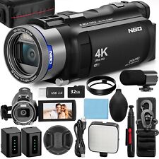 4K Video Camera Camcorder 48MP