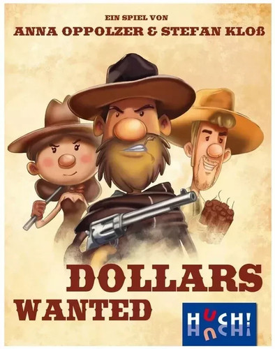 Dollars wanted board game card - dollars,