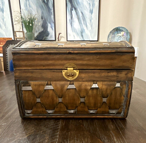 Vintage wooden storage - vintage, chest
