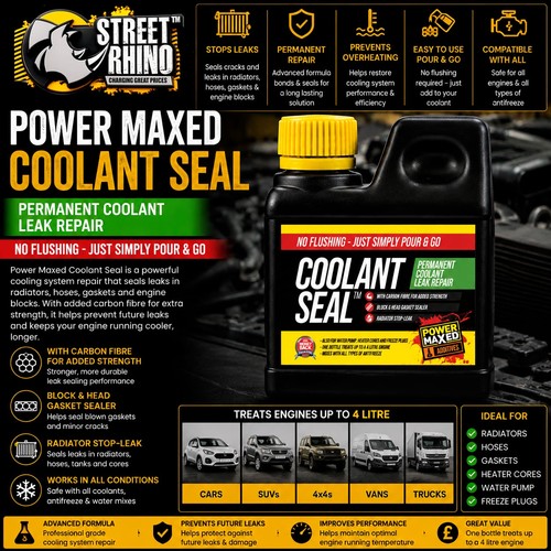 Coolant seal 250ml radiator - seal,