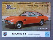 MORETTI FIAT 125 SPECIAL COUPE orig 1960s Sales Leaflet Brochure - Italian Text