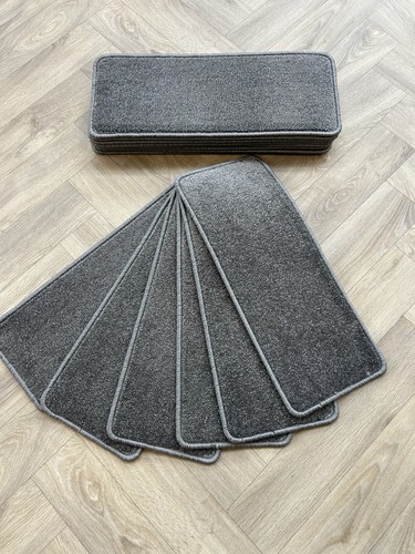 Glitter grey stair carpet - glitter,