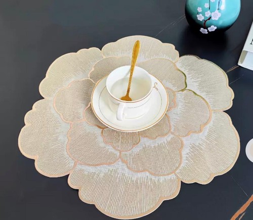 Pcs gold placemats - pcs,