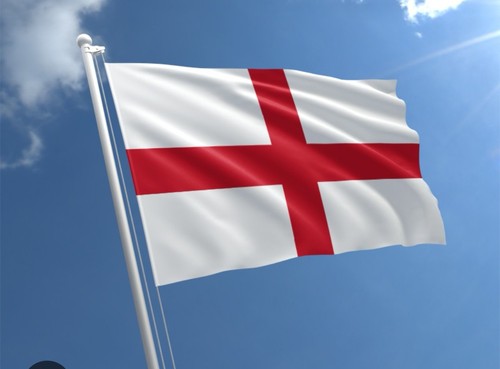 England george flag feet - 5,