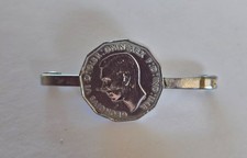 Vintage Threepenny Bit Bar Brooch