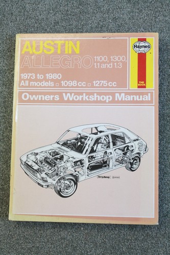 Haynes car manual austin - car,