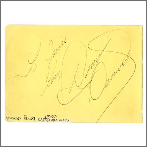 Donny osmond signed autograph - signed,