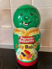MAYNARDS BASSETTS JELLY BABIES EMPTY CONTAINER GREEN