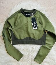 BNWT Adidas Ivy Park Crop Top Long Sleeves Top Size Large L 16-18