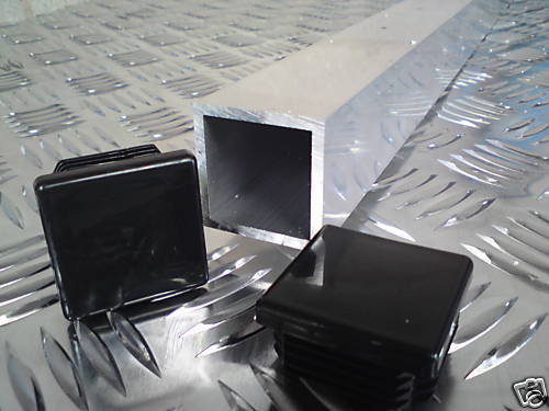 Aluminium square box section - aluminium,