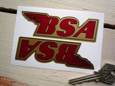 BSA Shaped Motorcycle Stickers