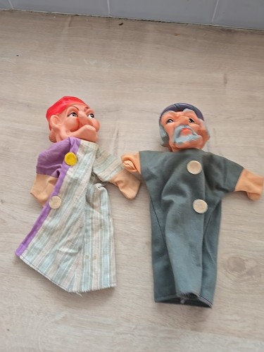 Vintage punch and judy puppets - judy,