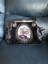 Restyle Vamp Black Gothic Handbag