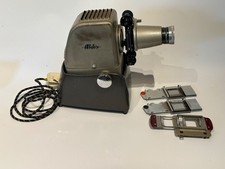 Vintage Aldis 300 Slide Projector with Accessories & Spare Bulbs - working order