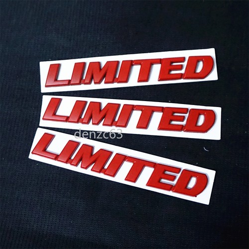 Matte limited red - 3x, metal