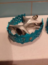 old school Odyssey Shark Bite Pedals 1/2 Blue