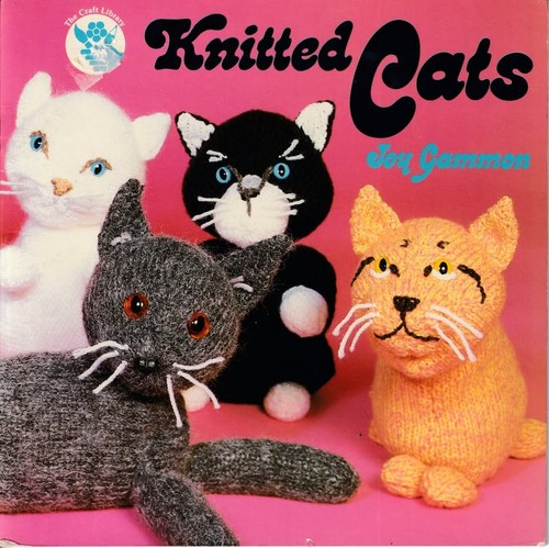 Book set knitted cats - book,