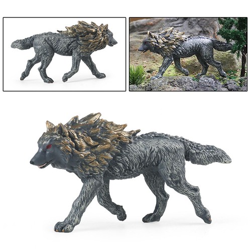 Mini wolf figurines model - mini,