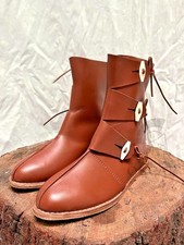 Viking Leather Boots Medieval