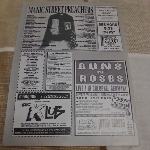 Vintage manic street preachers - manic,