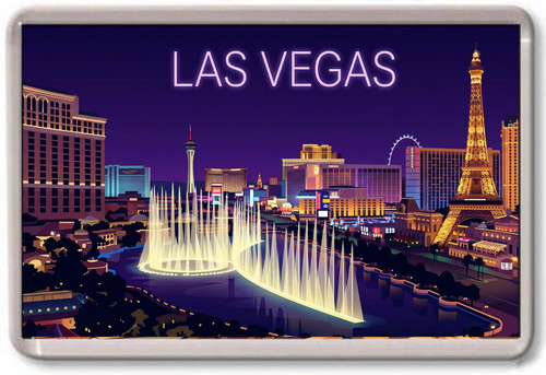Fridge magnet las vegas - magnet,