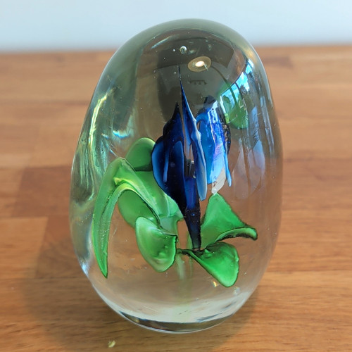 Art glass clear dome - clear,