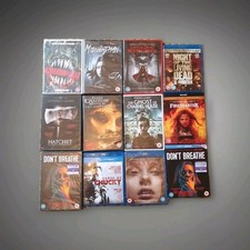12x DVD Blu Ray Horror Slasher Monster Bundle Job Lot